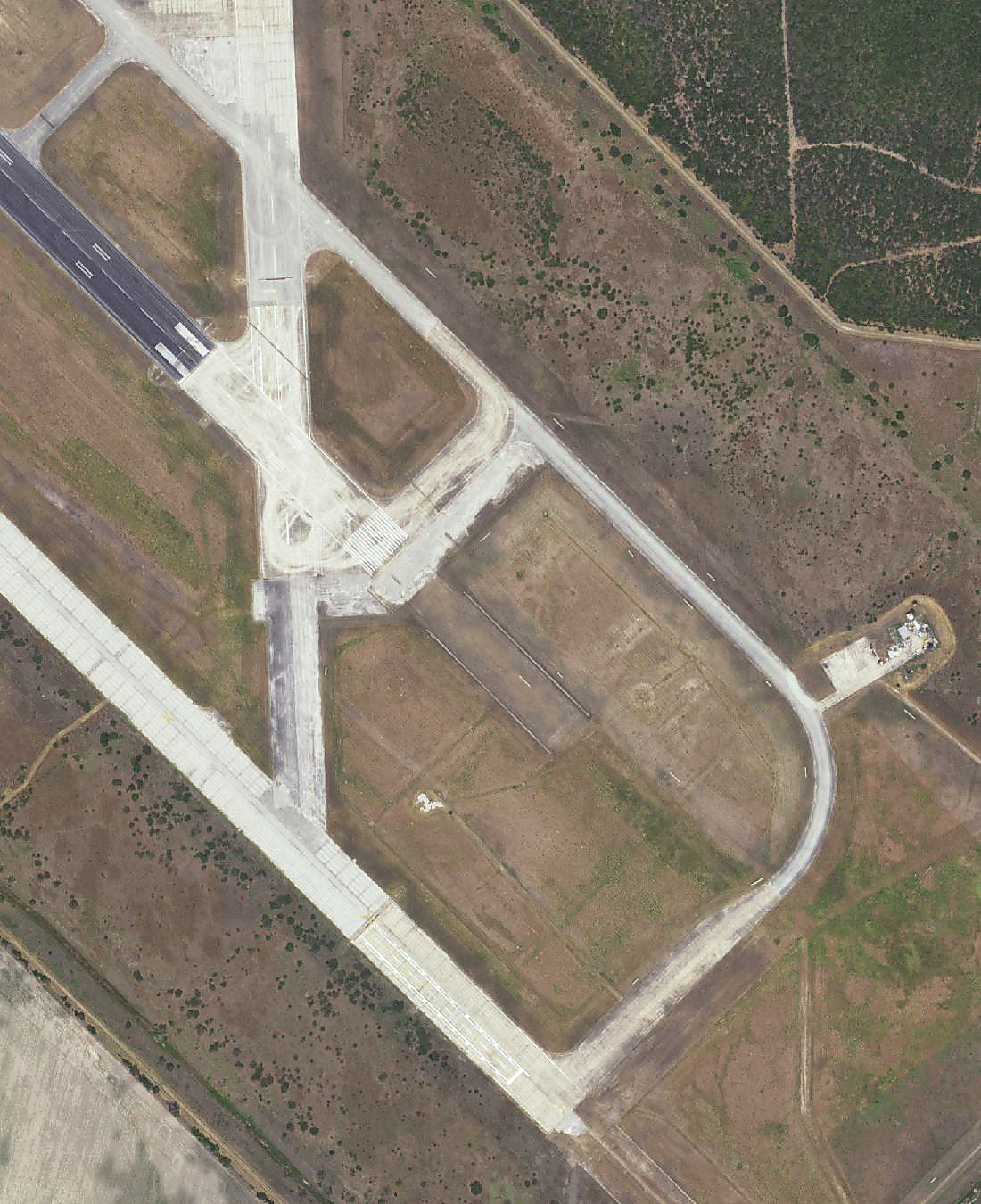 Enhanced USGS aerial crop used by the Beeville demo ground material